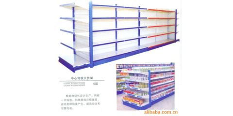 背板超市货架、中央超市货架与果蔬货架的特点与区别